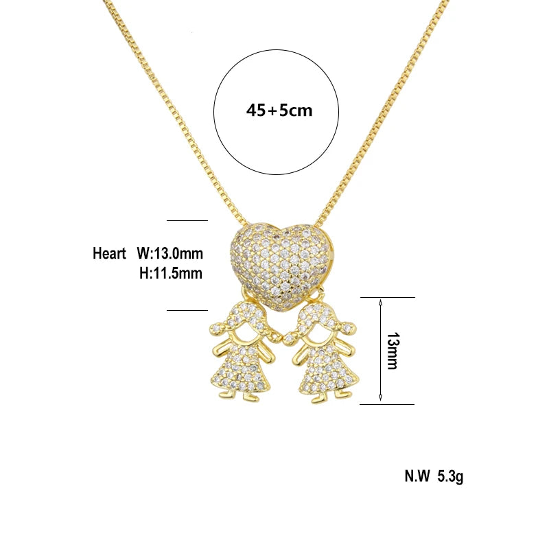 COLAR AMOR DE MÃE FOLHEADO A OURO 18K