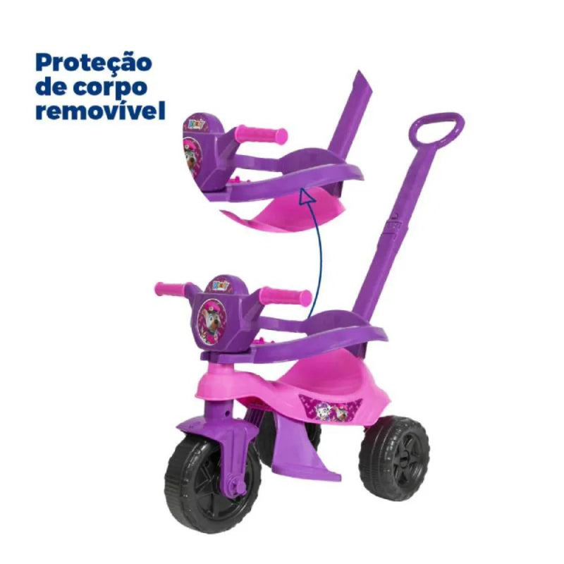 Carrinho de Passeio com Pedal infantil Kemotoca Baby Dog Rosa